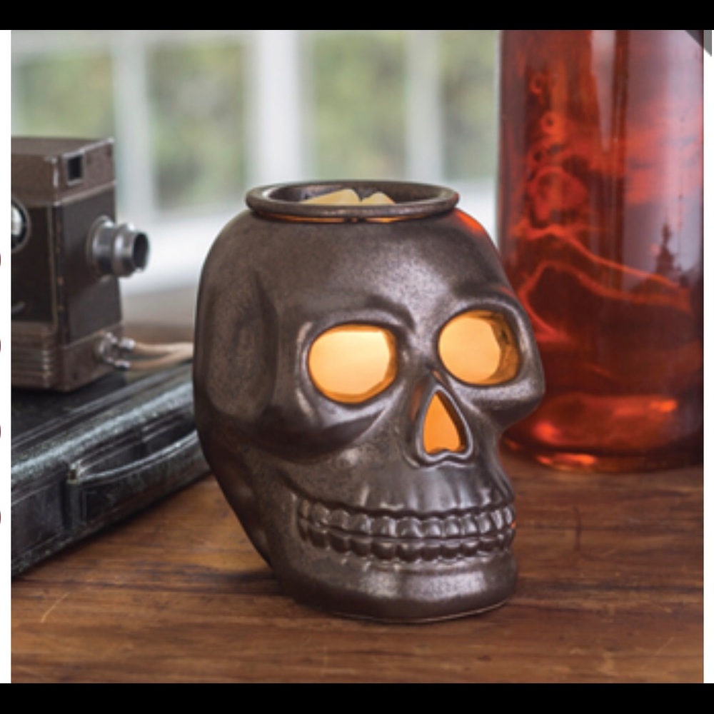 Skull wax warmer